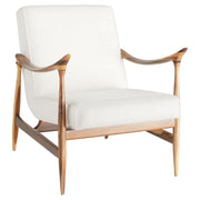 Cyan Design 11817 Oscar Arm Chair - Light Brown and Cream