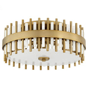 Cyan Design CASSIO 11945 Flush Mount - Aged Brass