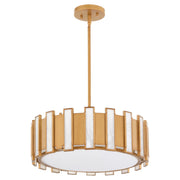 Cyan Design Volterra 11950 Pendant, UL Damp Rated, Aged Brass