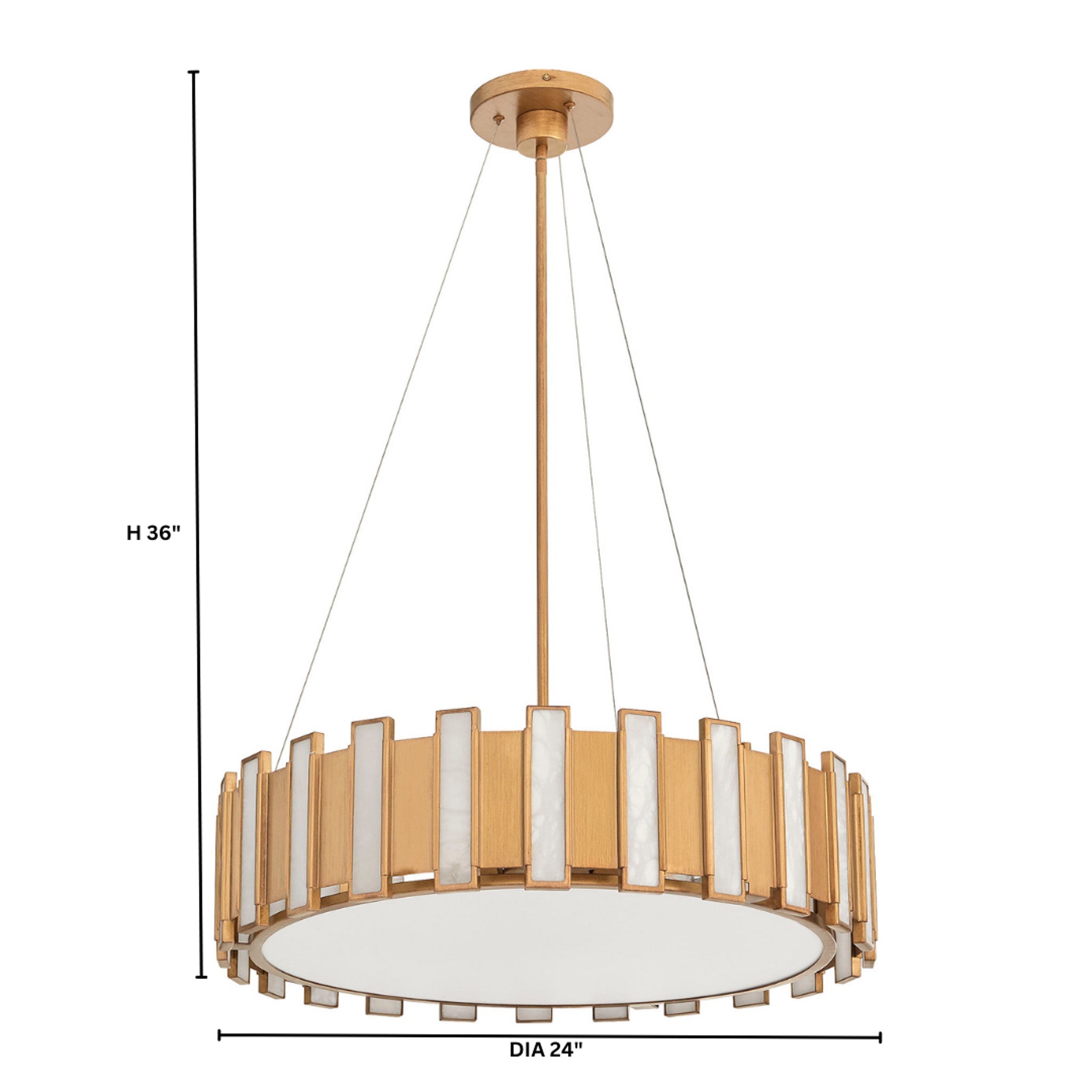 Cyan Design Volterra 11951 Pendant, UL Damp Rated, Aged Brass