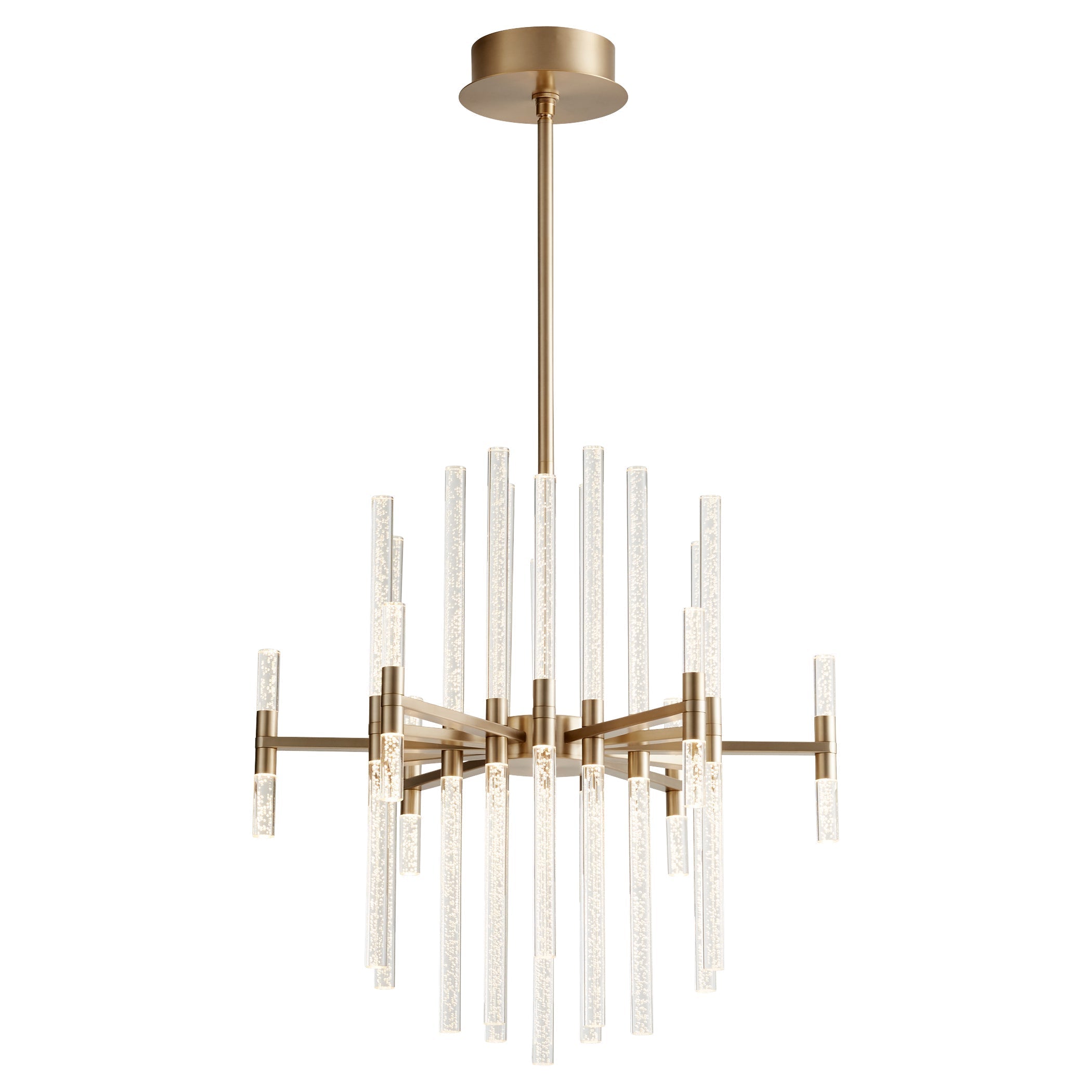 Oxygen Miro 3-605-40 Modern Chandelier - Aged Brass