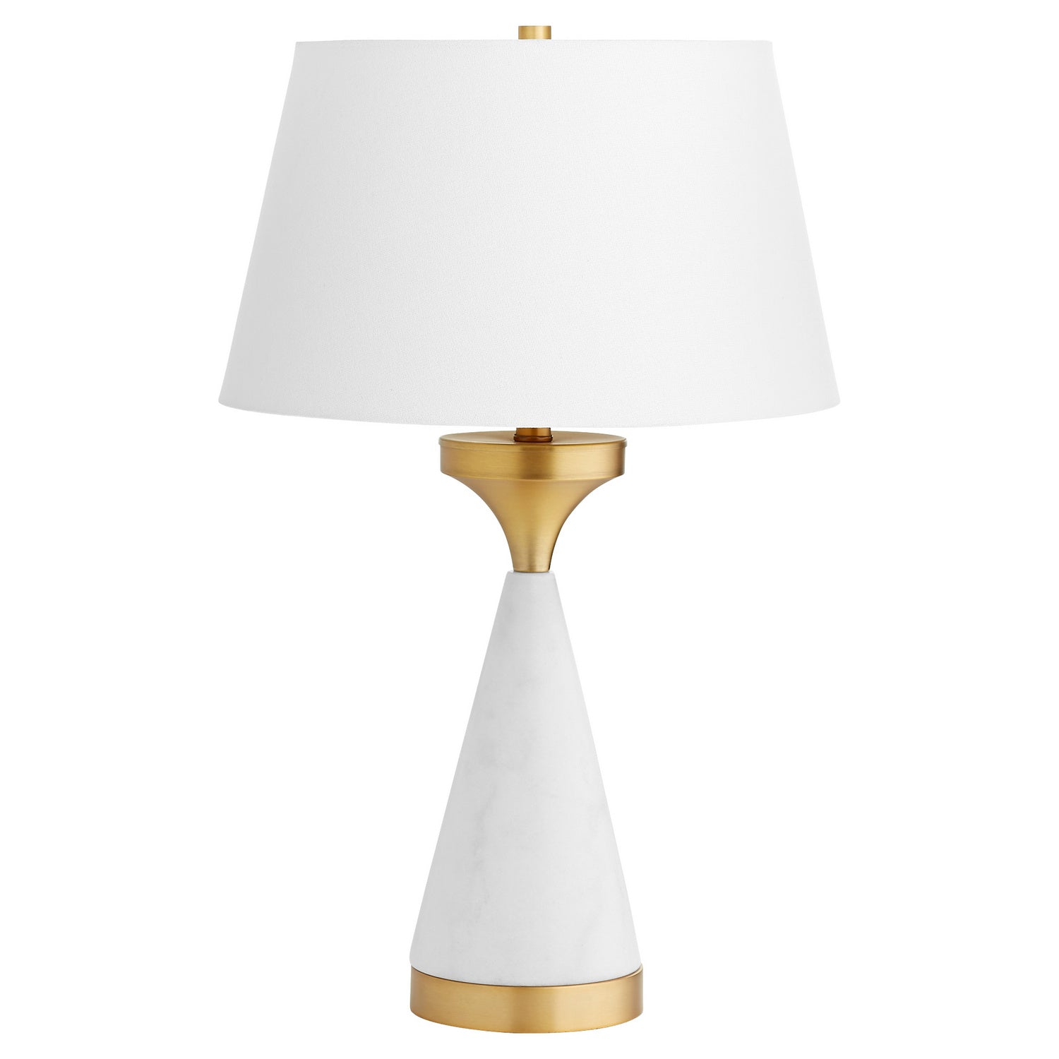Cyan Design 11220 Solid Snow Table Lamp Designed for Cyan by J. Kent Martin - White