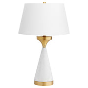 Cyan Design 11220 Solid Snow Table Lamp Designed for Cyan by J. Kent Martin - White