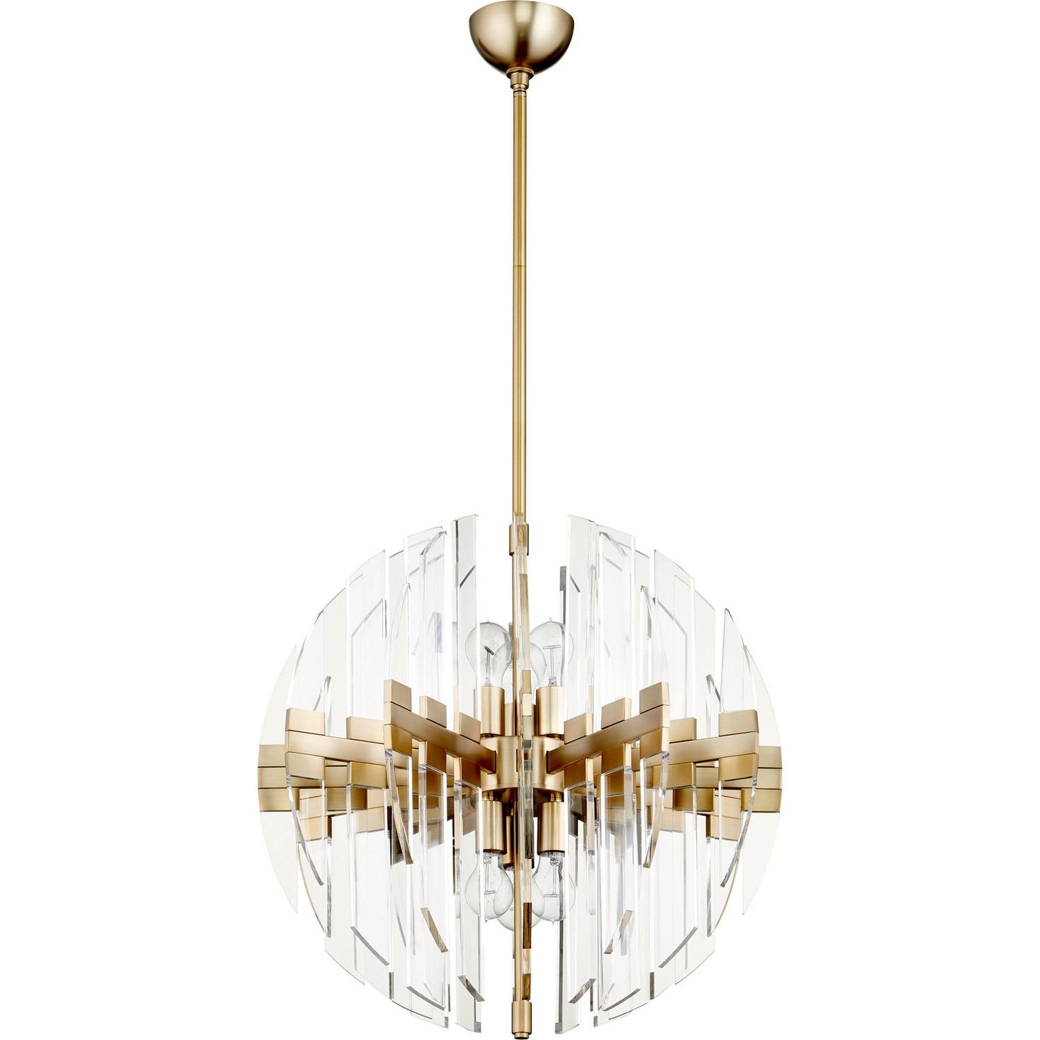 Cyan Design 6310-23-80 ZION 23" SPHERE 6-Light - Aged Brass