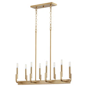 Quorum Tempo 6610-8-80 Island Light - Aged Brass