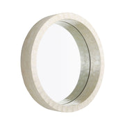 Cyan Design 11591 Triton Round Mirror - White - Small