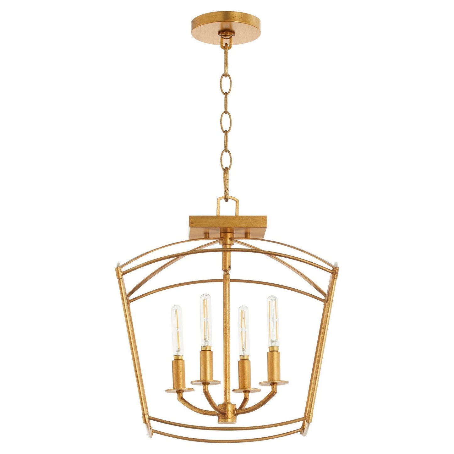 Quorum Mantle 2812-14-74 Dual Mount - Gold Leaf