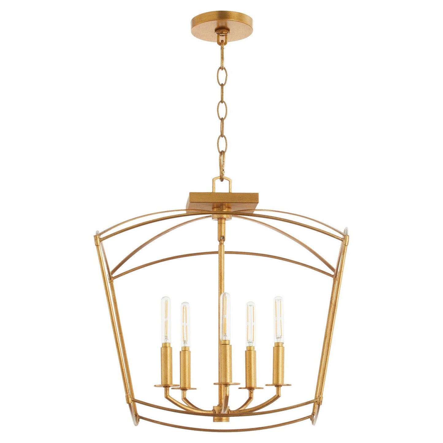 Quorum Mantle 2812-18-74 Dual Mount - Gold Leaf