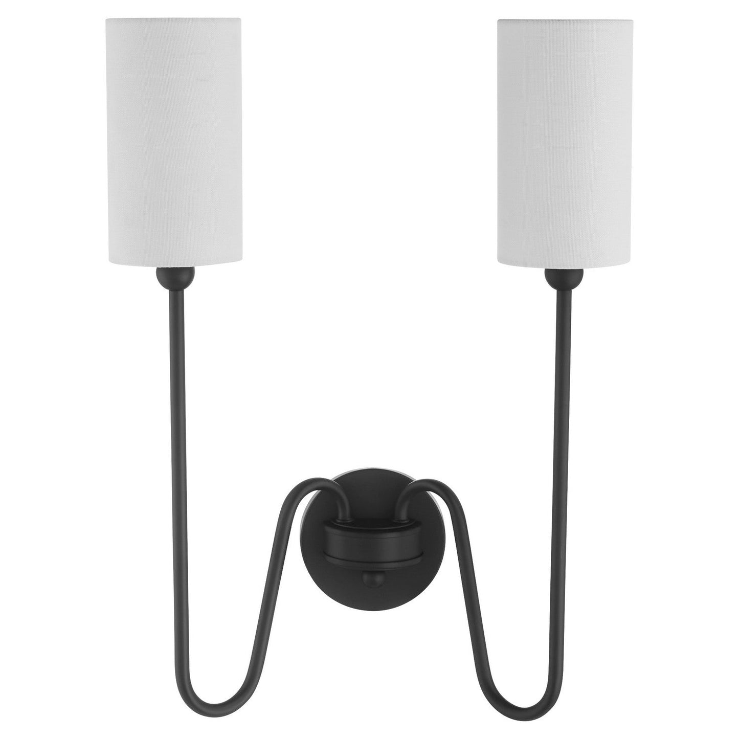 Quorum Charlotte 597-2-59 Wall Mount - Matte Black
