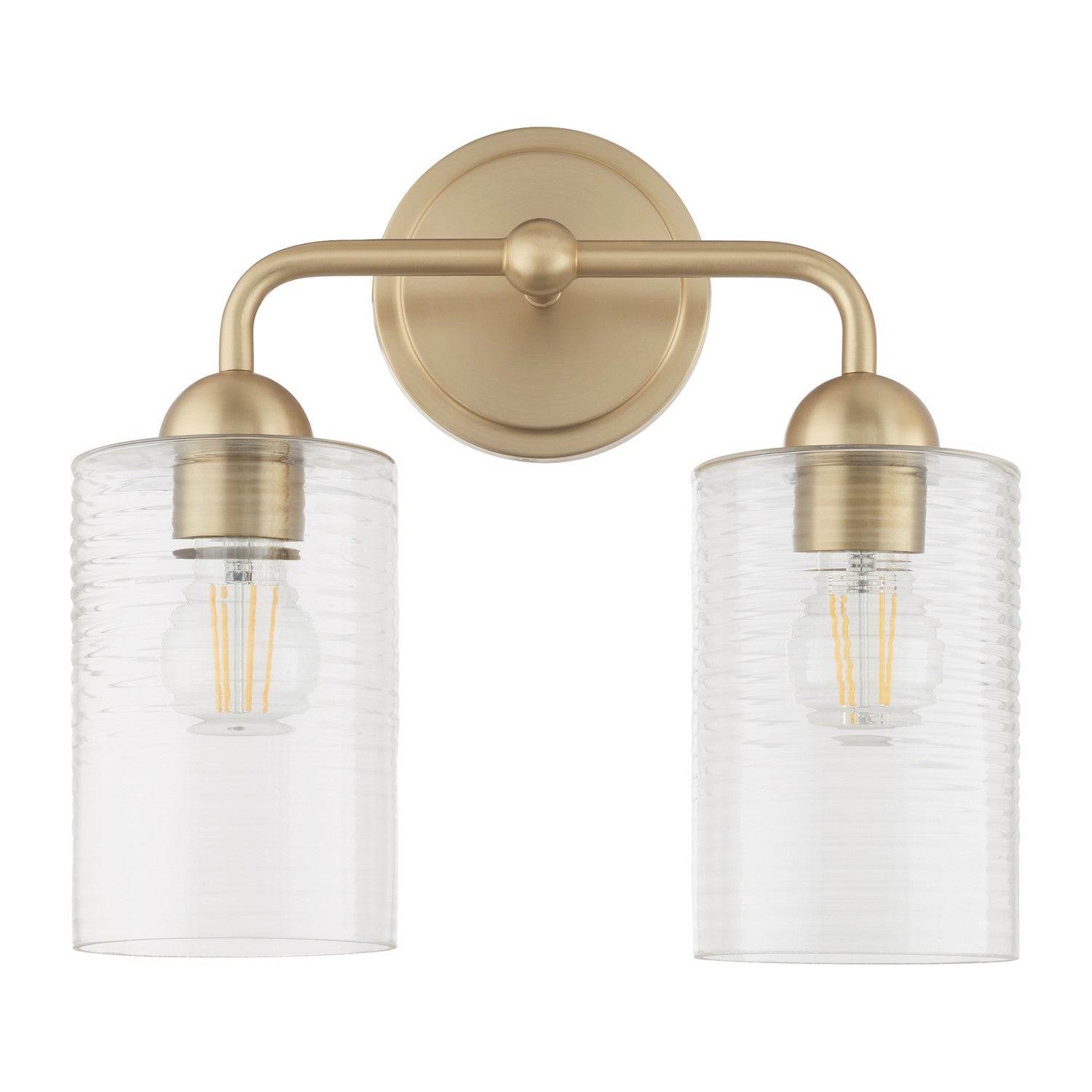 Quorum Charlotte 598-2-80 Vanity - Aged Brass