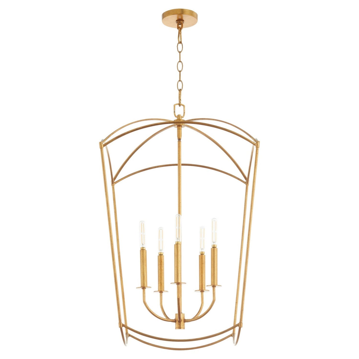 Quorum Mantle 6812-5-74 Entry - Gold Leaf
