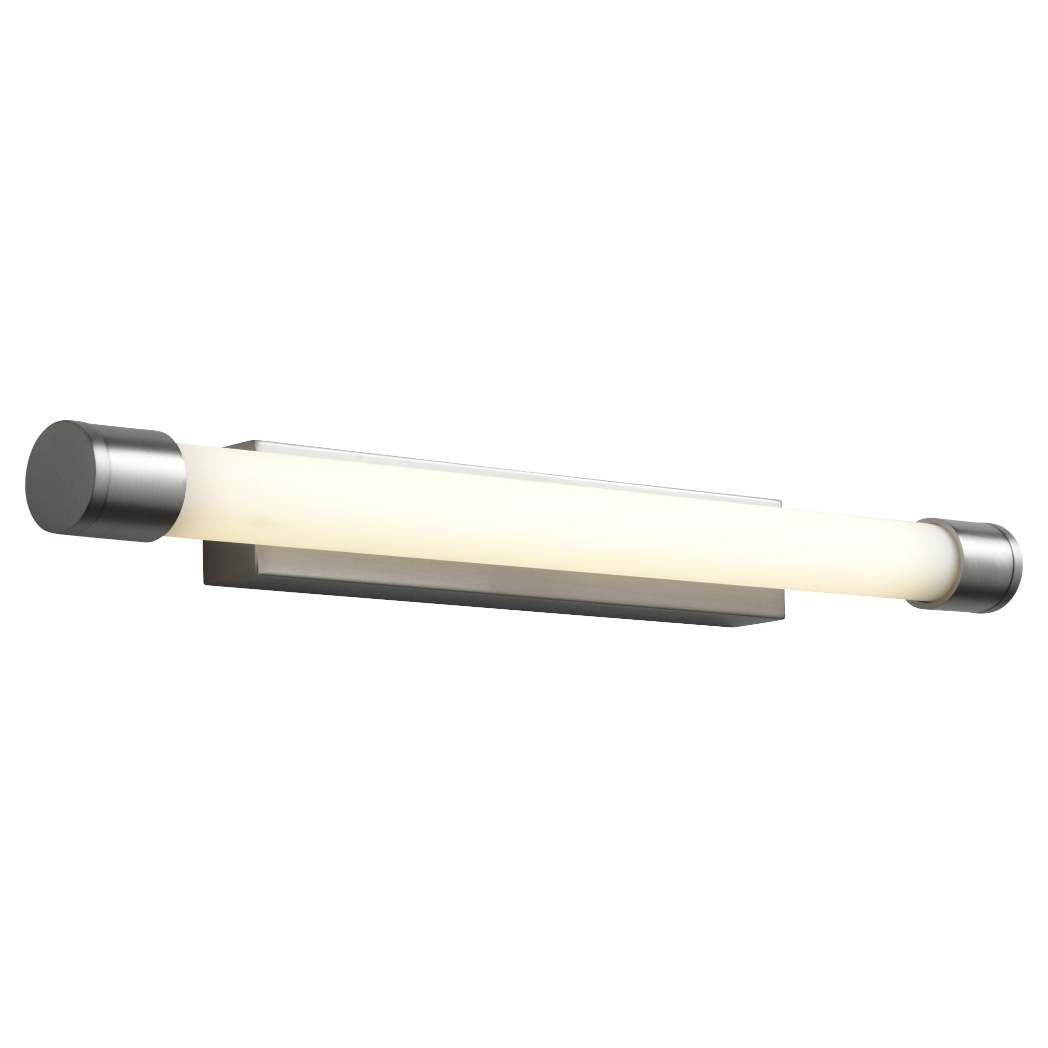 Oxygen ZENITH 3-557-24 Vanity LED Light 24 Inch White Acrylic Lens 3000K Modern - Satin Nickel
