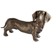 Cyan Design 06282 Fido Daschund Dog Sculpture Home Decor - Bronze