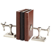 Cyan Design 07034 Hot & Cold Bookends - Nickel