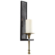 Cyan Design 09738 Santiago Wall Candle Sconce Candleholder - Antique Brass