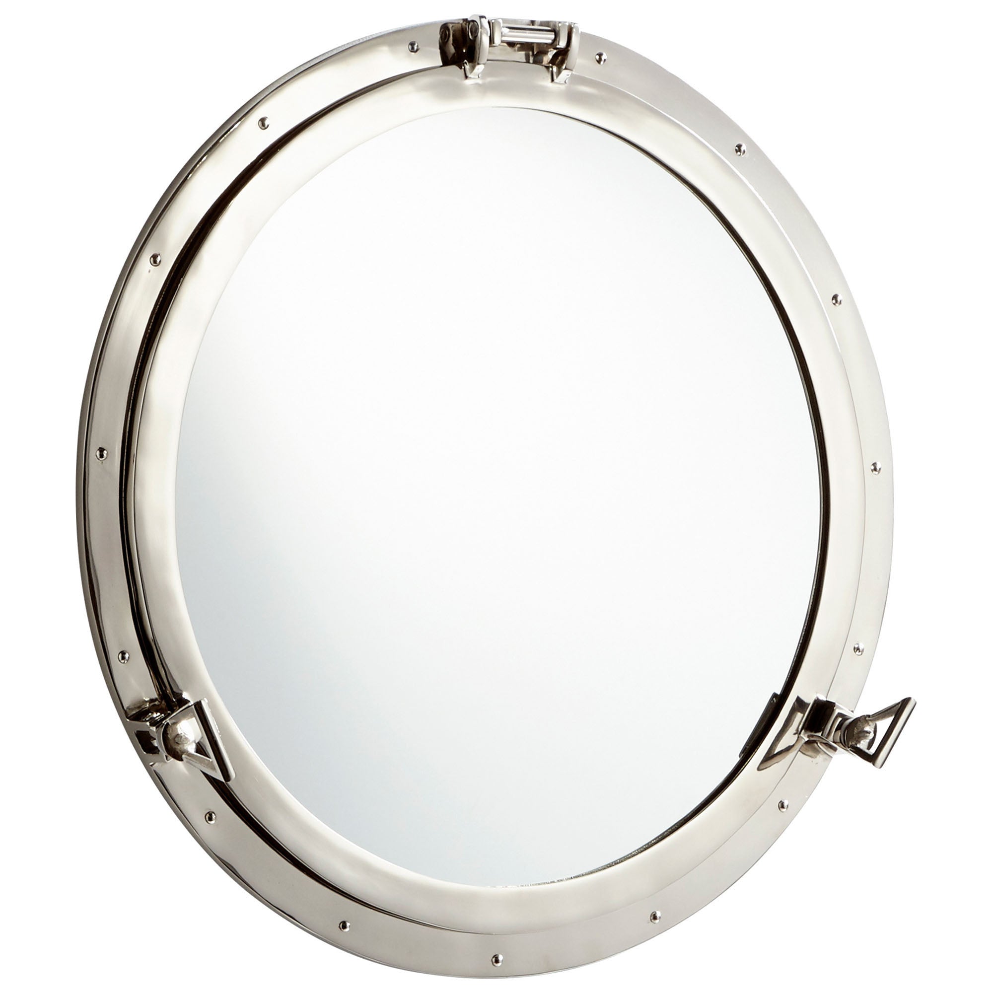 Cyan Design 08947 Seeworthy Mirror - Nickel - Large