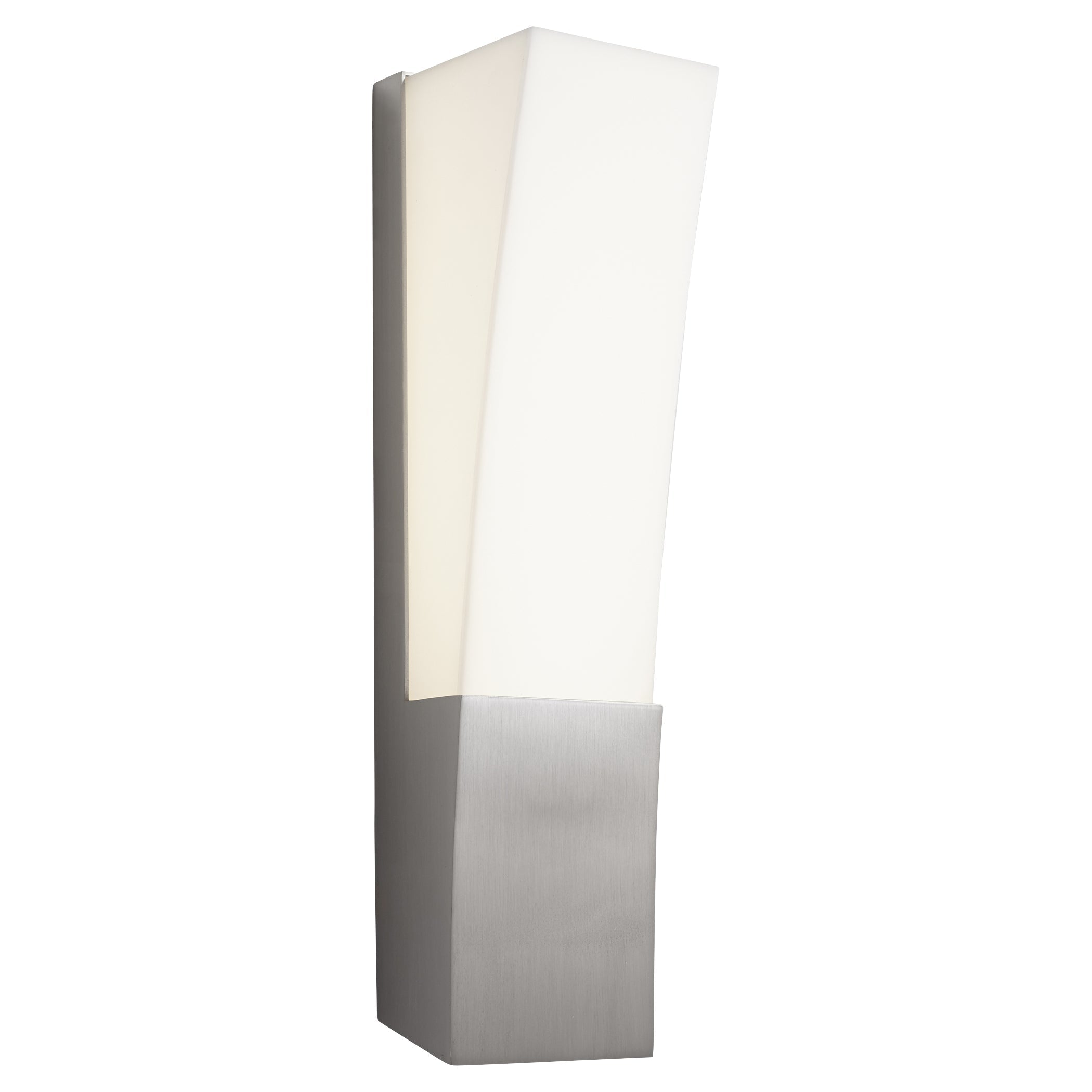 Oxygen CRESCENT 3-512-24 Small Wall Sconce Light Fixture - Satin Nickel