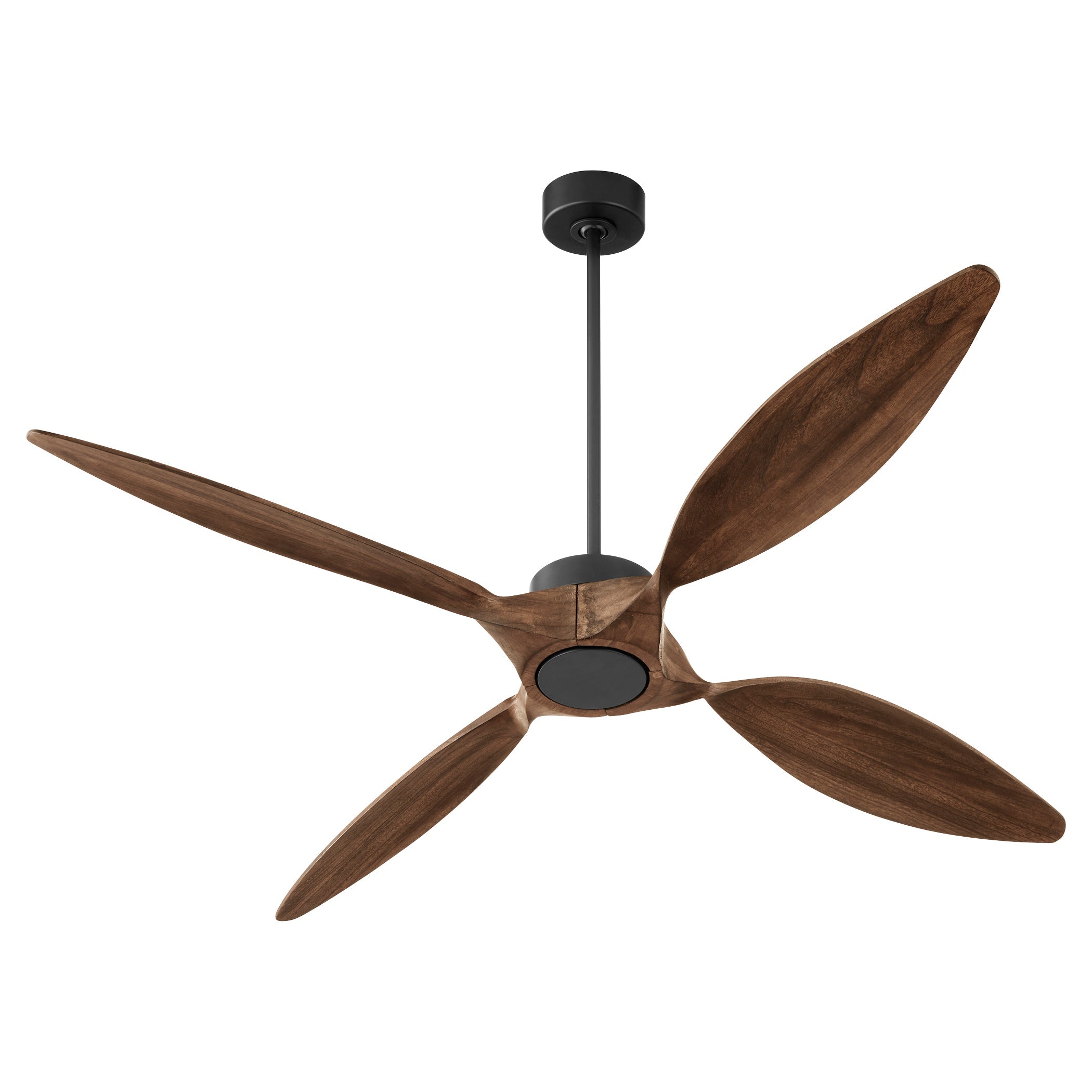 Quorum PAPILLON 28664-59 Smart by Bond Ceiling Fan, 66 inch - WiFi Fan - Matte Black, Walnut
