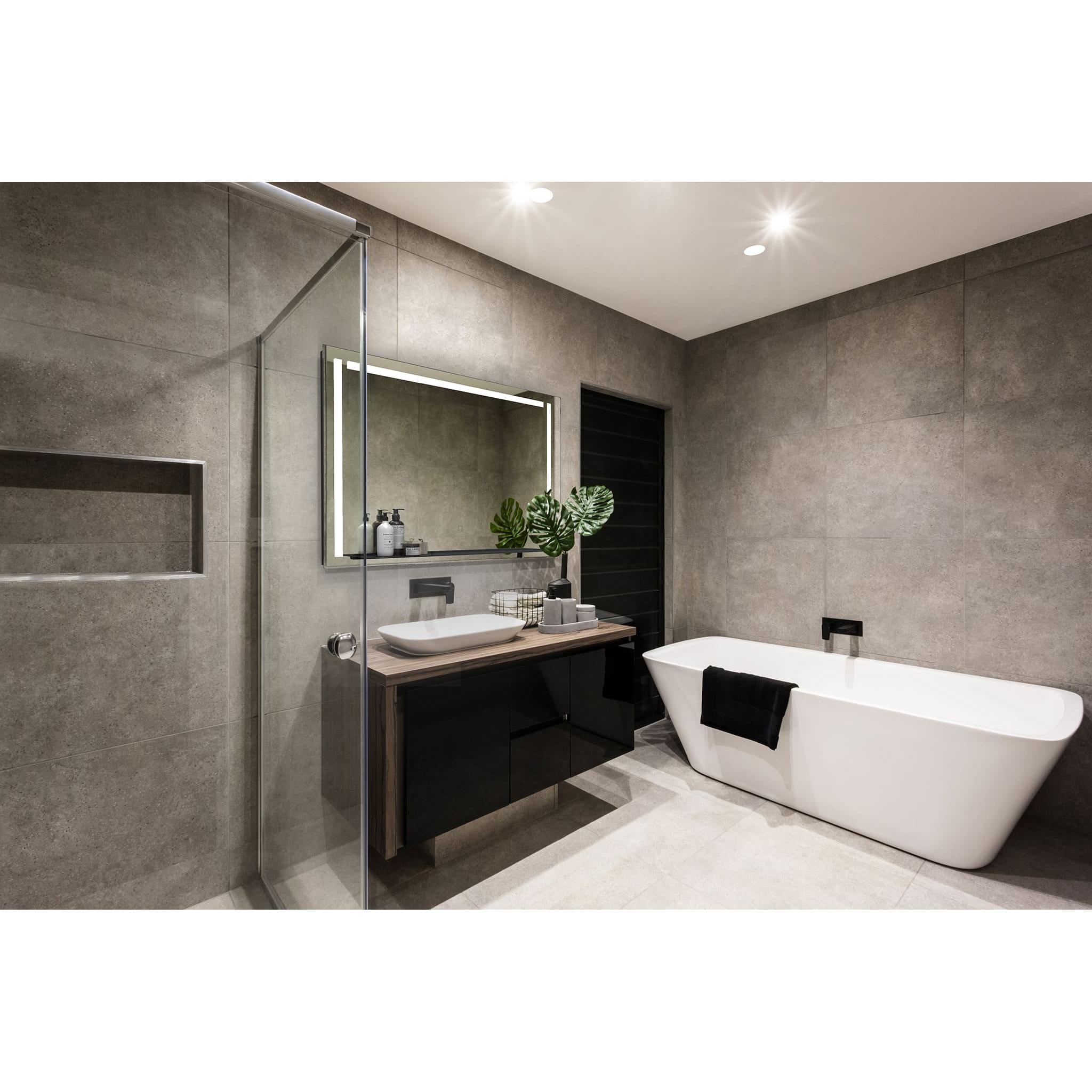 Oxygen Skylight 3-0305-15 Lighted LED Mirror with Shelf 60 Inch x 42 Inch