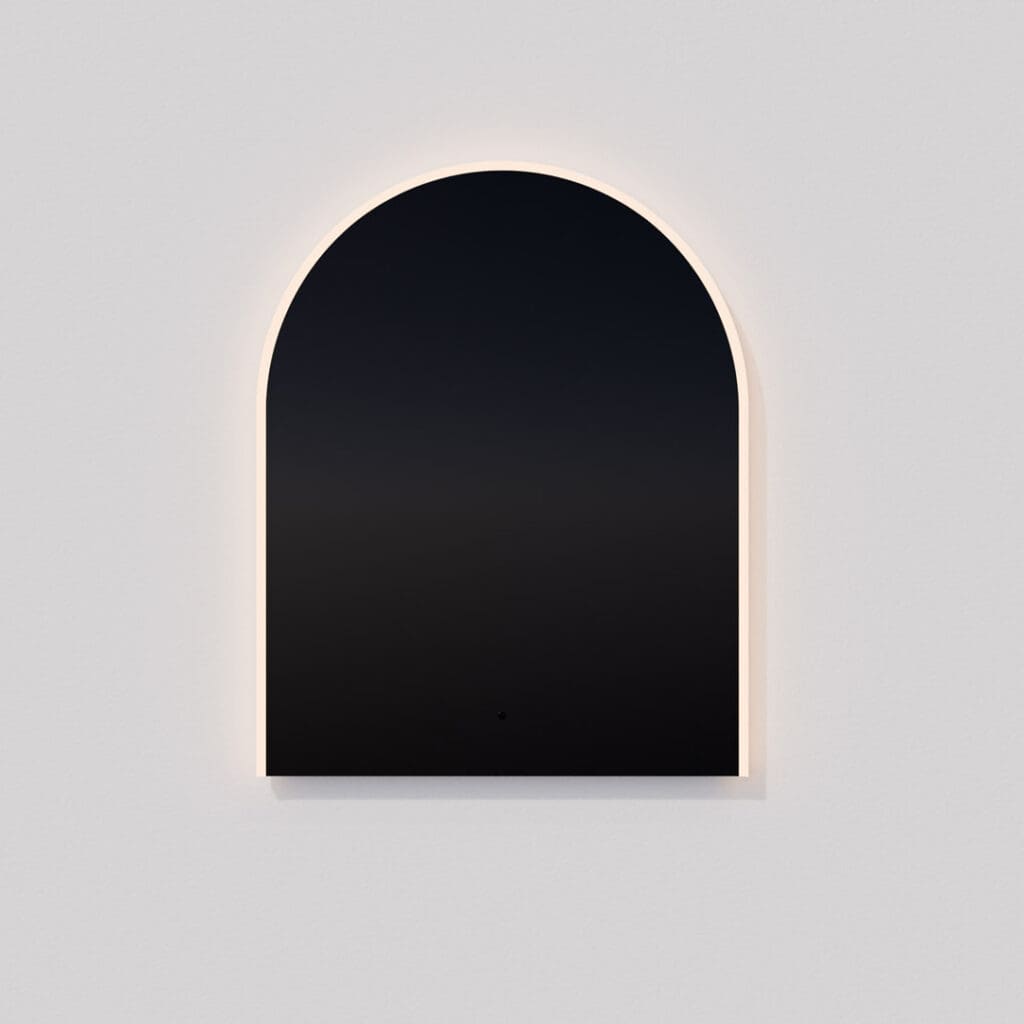 Oxygen Lighting STARLIGHT 3-0606-0 Lighted LED Mirror 22x36 inch Arched - Mirrored Glass