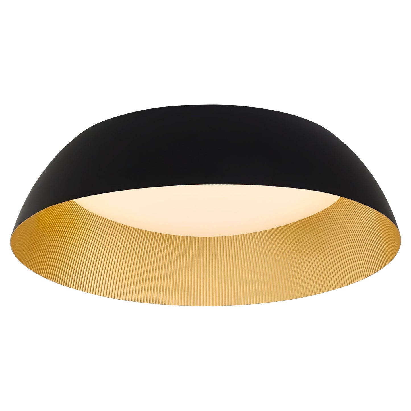 Oxygen Lighting Lucci 3-216-15 Vanity Light Fixture, UL Damp Rated, Black/Industrial Brass