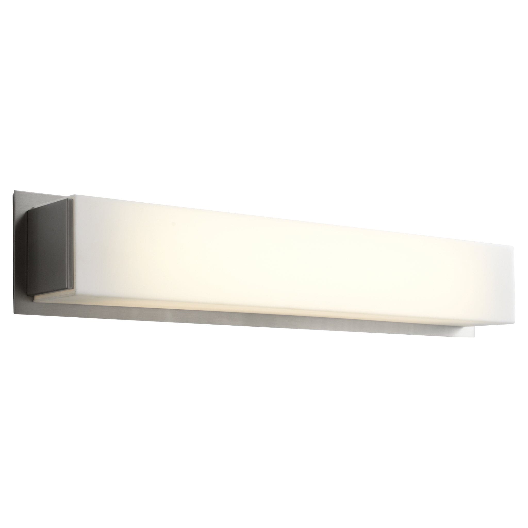 Oxygen Lighting 3-544-27 Vanity Light Fixture, UL Damp Rated, Satin Nickel