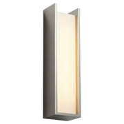 Oxygen Lighting 3-545-40 Sconce, 20, UL Damp Rated, Polished Nickel