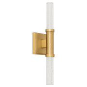 Oxygen Lighting Monet 3-580-40 Sconce, UL Damp Rated, Aged Brass