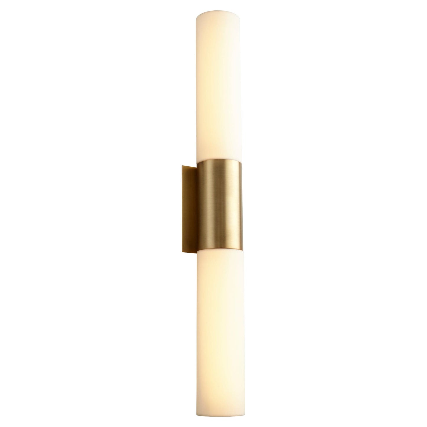 Oxygen Lighting 3-588-35 Modern LED Sconce, UL Damp Rated, Matte White Acrylic