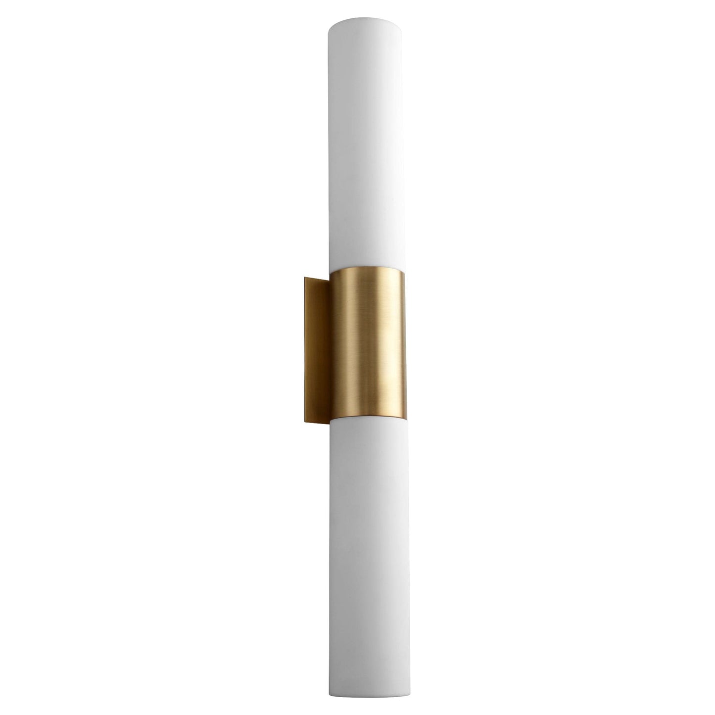 Oxygen Lighting 3-588-35 Vanity Light Fixture, UL Damp Rated, Aged Brass