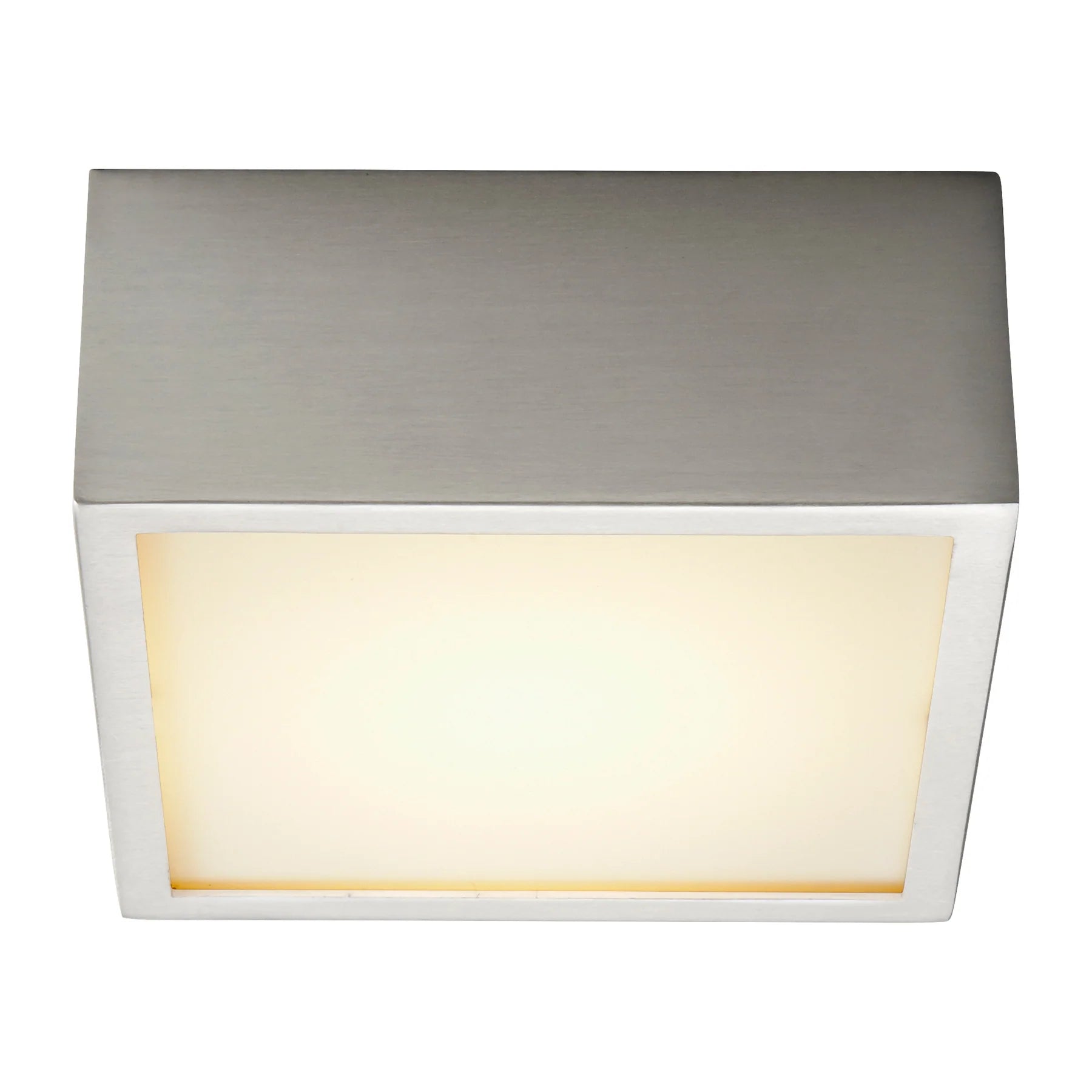 Oxygen Lighting Pyxis 3-610-3524 Wall, Ceiling Mount Light, 3500K, UL Damp Rated - Satin Nickel