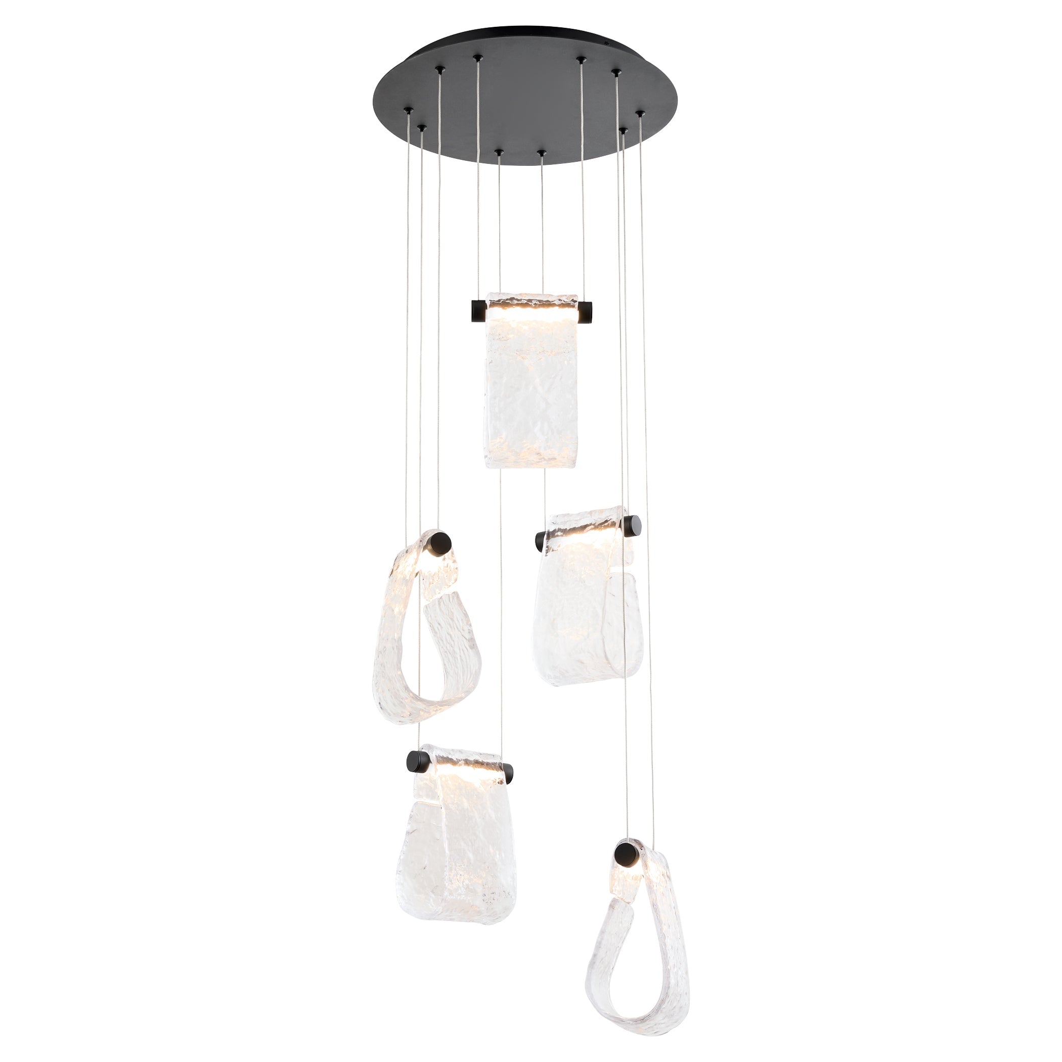 Oxygen Lighting 3-6102-15 Pendant, UL Damp Rated, Black
