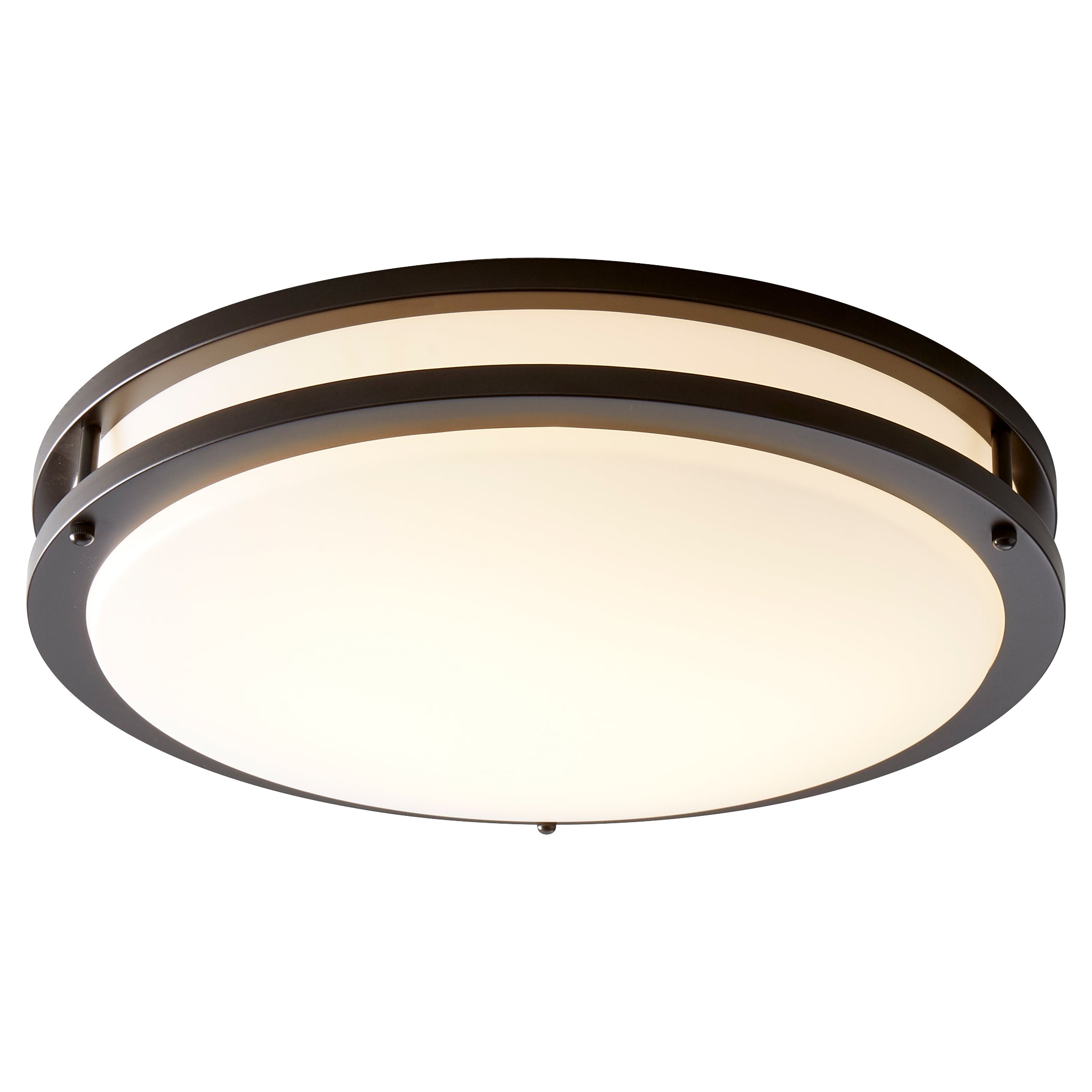 Oxygen Lighting ORACLE 3-620-2722 Flush Ceiling Mount Light, 2700K, UL Damp Rated - Oiled Bronze
