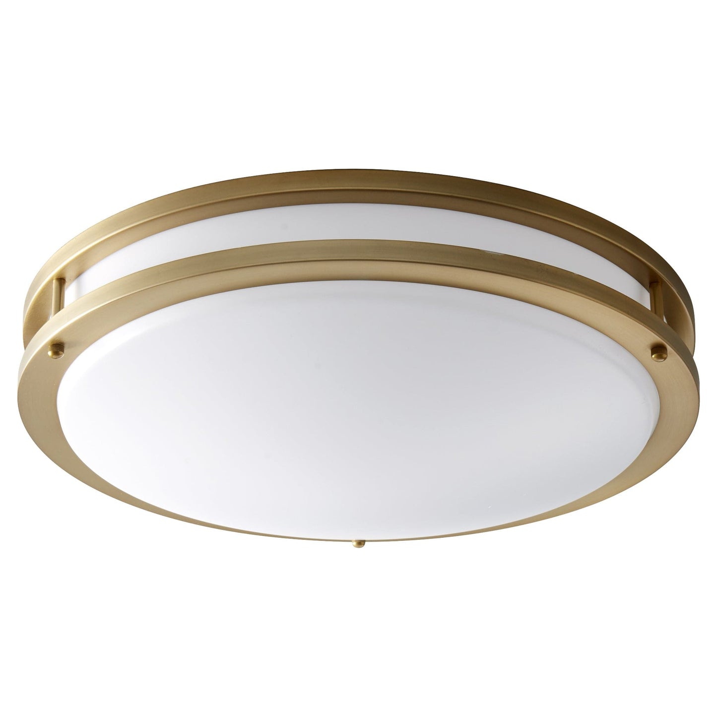 Oxygen Lighting ORACLE 3-620-35 Ceiling Mount, UL Damp Rated, Aged Brass
