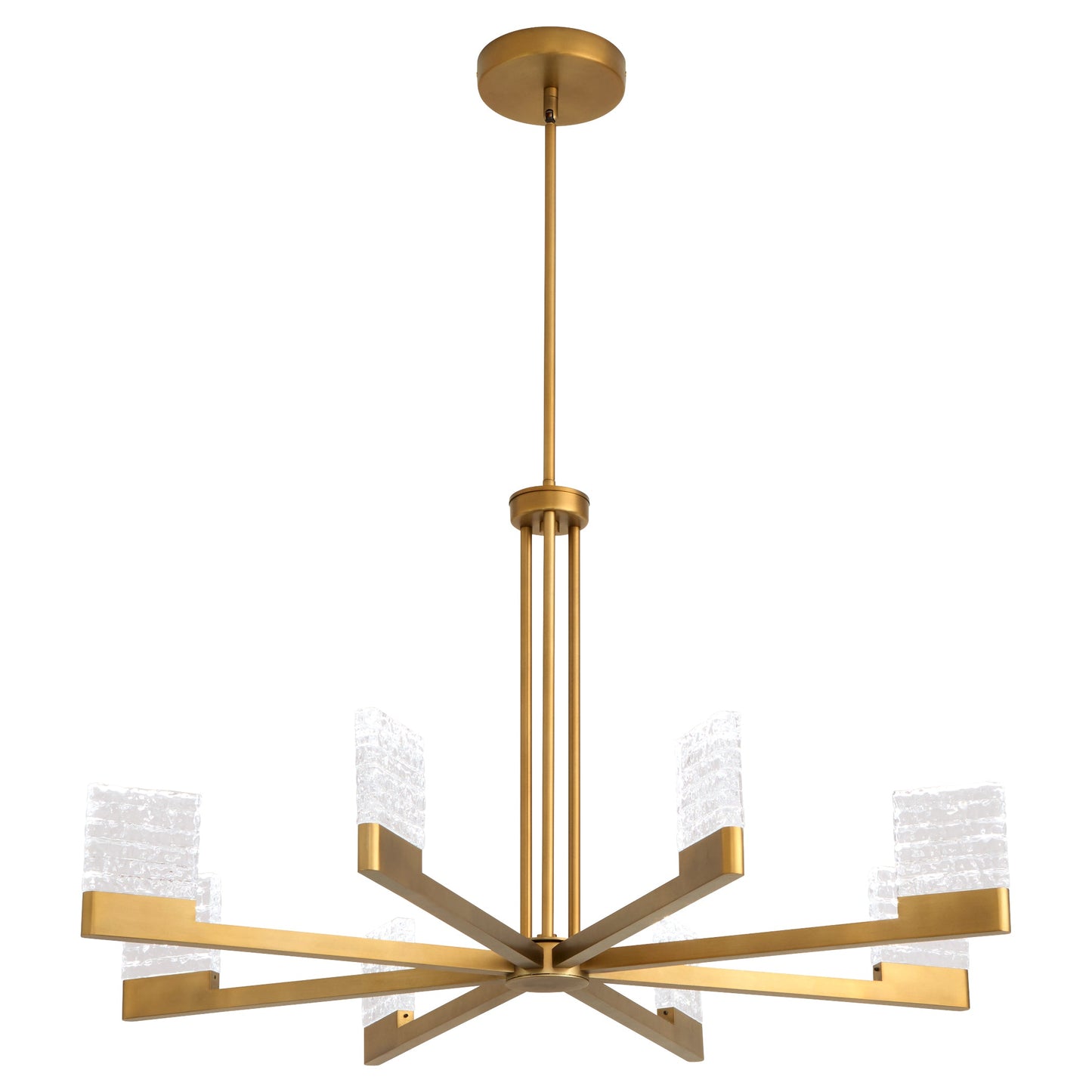 Oxygen Lighting 3-651-27 Pendant, UL Damp Rated, Brushed Brass