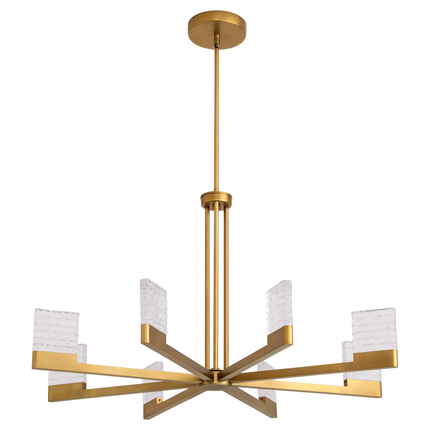 Oxygen Lighting 3-651-27 Pendant, UL Damp Rated, Brushed Brass