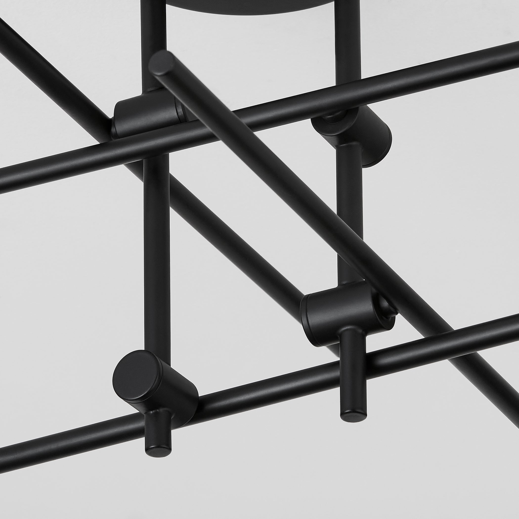 Oxygen Lighting Mika 3-696-15 Flush Mount, UL Damp Rated, Black