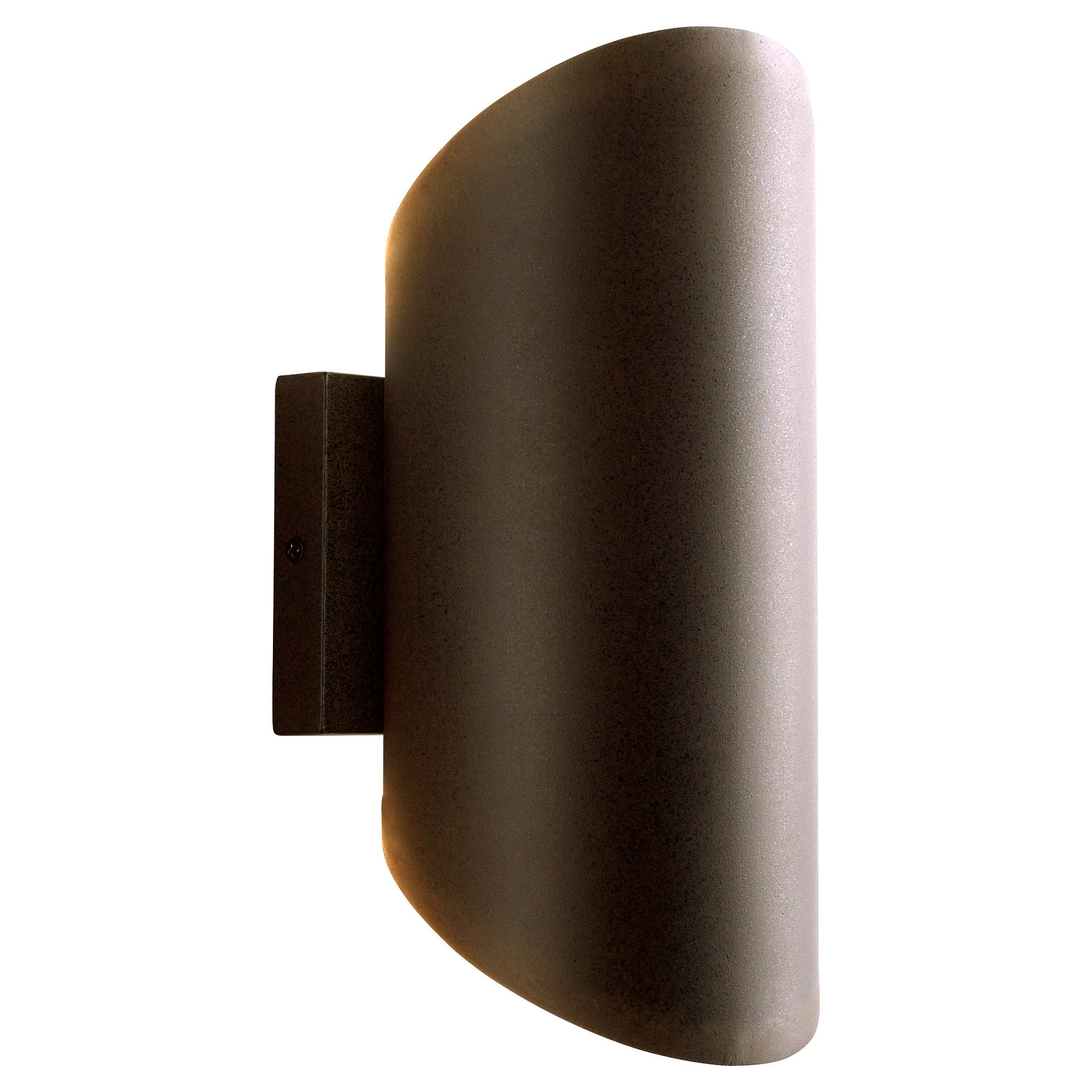 Oxygen Lighting 3-556-35 Sconce, UL Damp Rated, Oiled Bronze - Frosted Glass Diffuser
