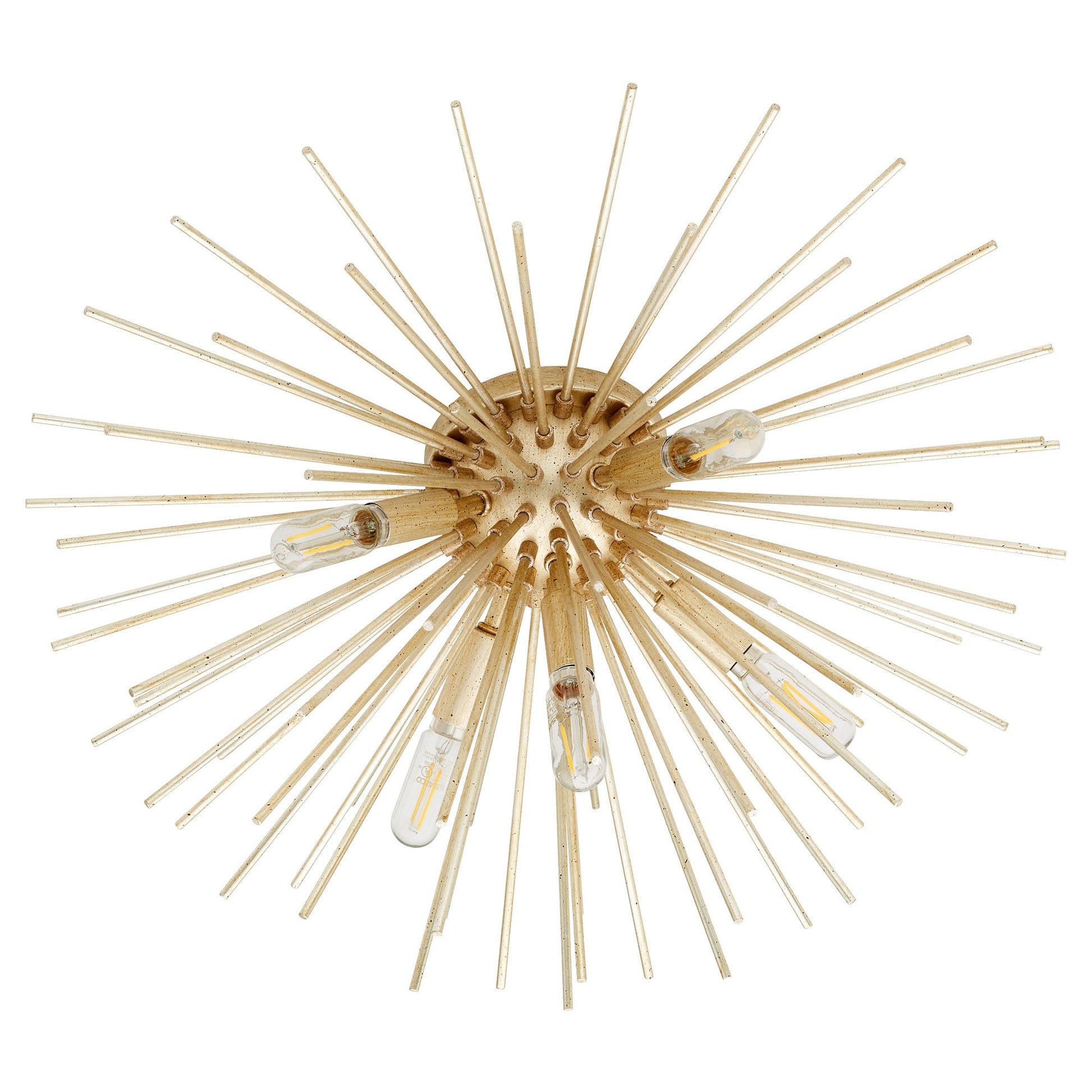 Quorum Electra 300-5-60 Ceiling Mount - Aged Silver Leaf