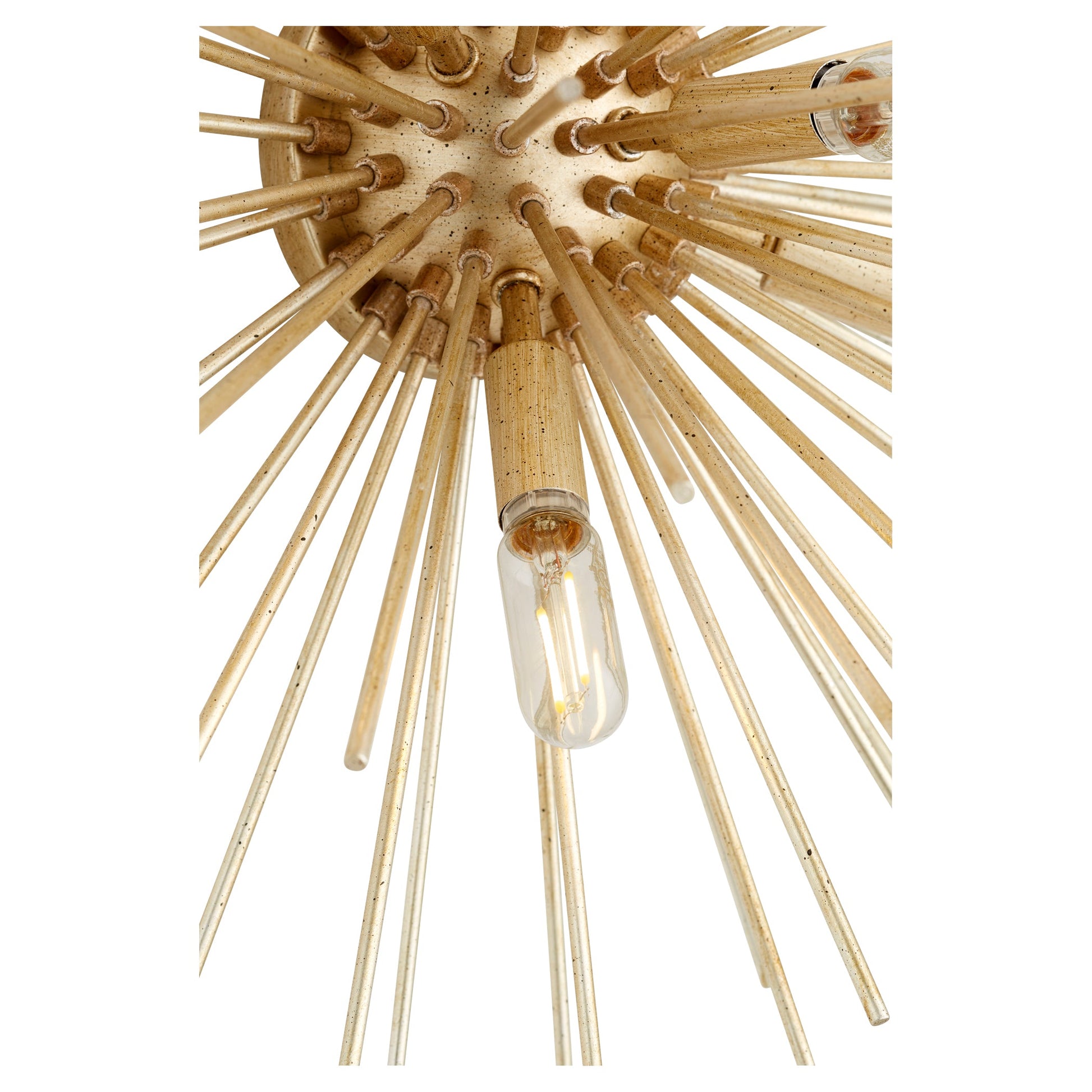 Quorum Electra 300-5-60 Ceiling Mount - Aged Silver Leaf