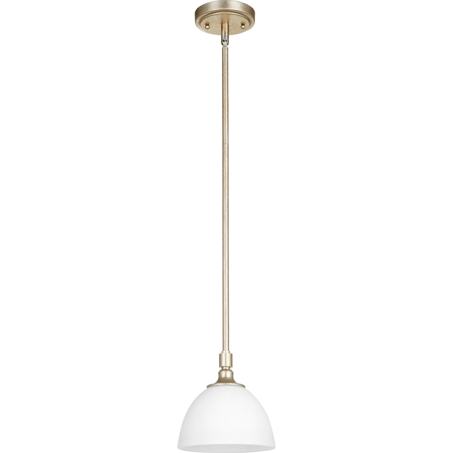 Quorum Celeste 3109-60 Pendant - Aged Silver Leaf
