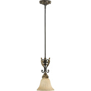 Quorum Rio Salado 3157-44 Pendant - Toasted Sienna With Mystic Silver