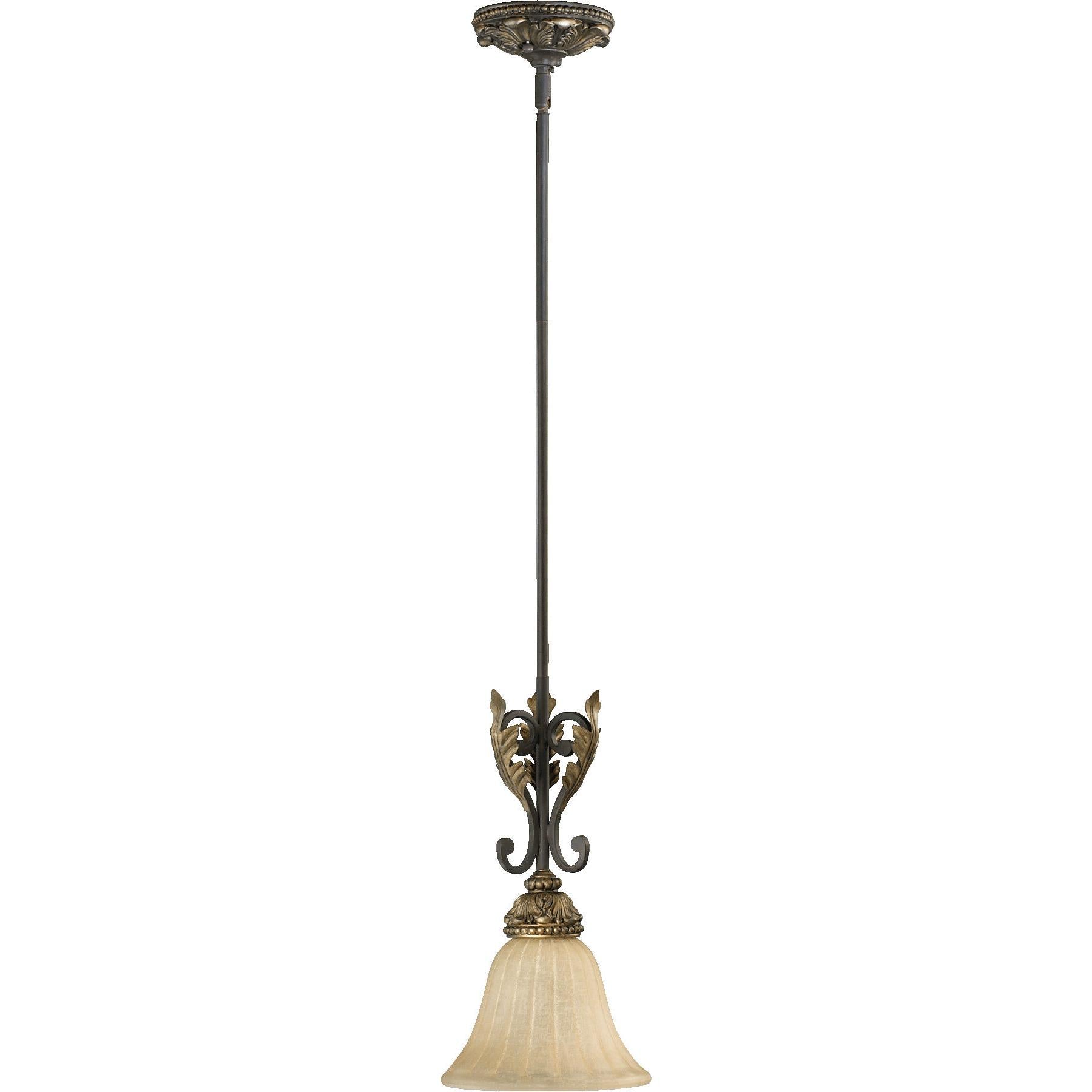 Quorum Rio Salado 3157-44 Pendant - Toasted Sienna With Mystic Silver