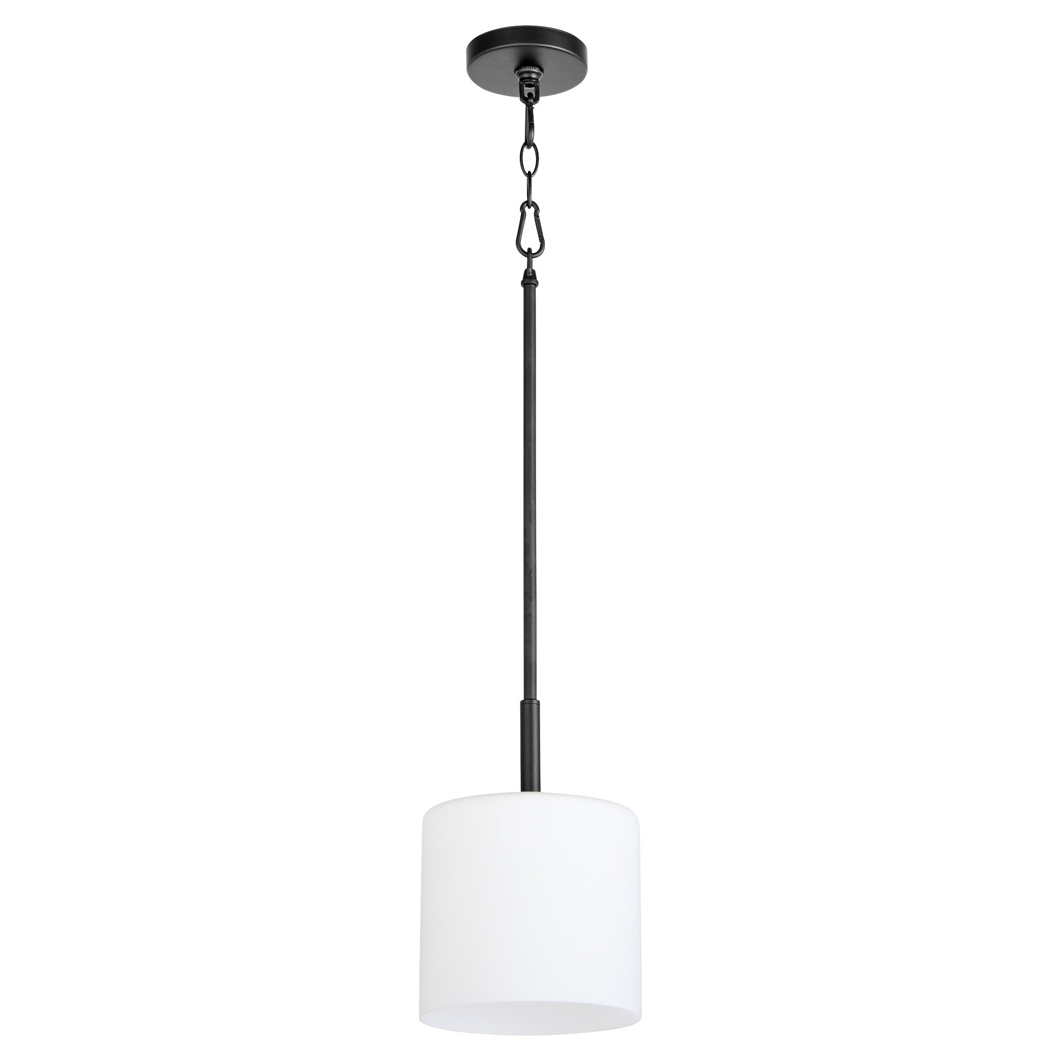 Quorum 3307-59 Pendant, UL Damp Rated, Matte Black