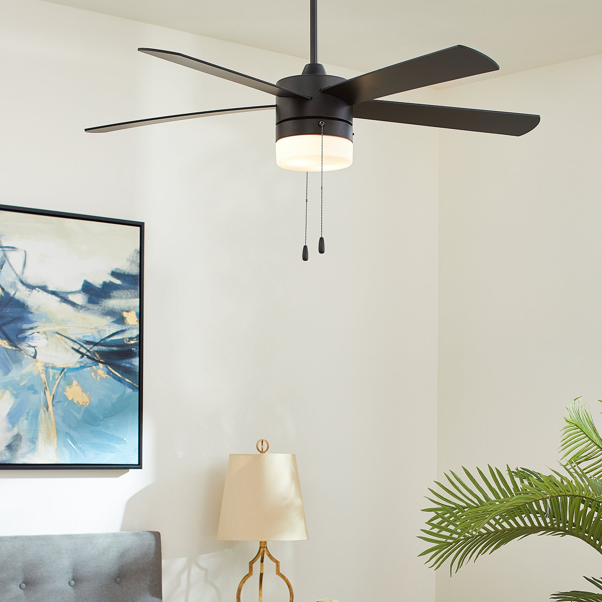 Quorum Maxwell 37525-59 Ceiling Fan - Matte Black