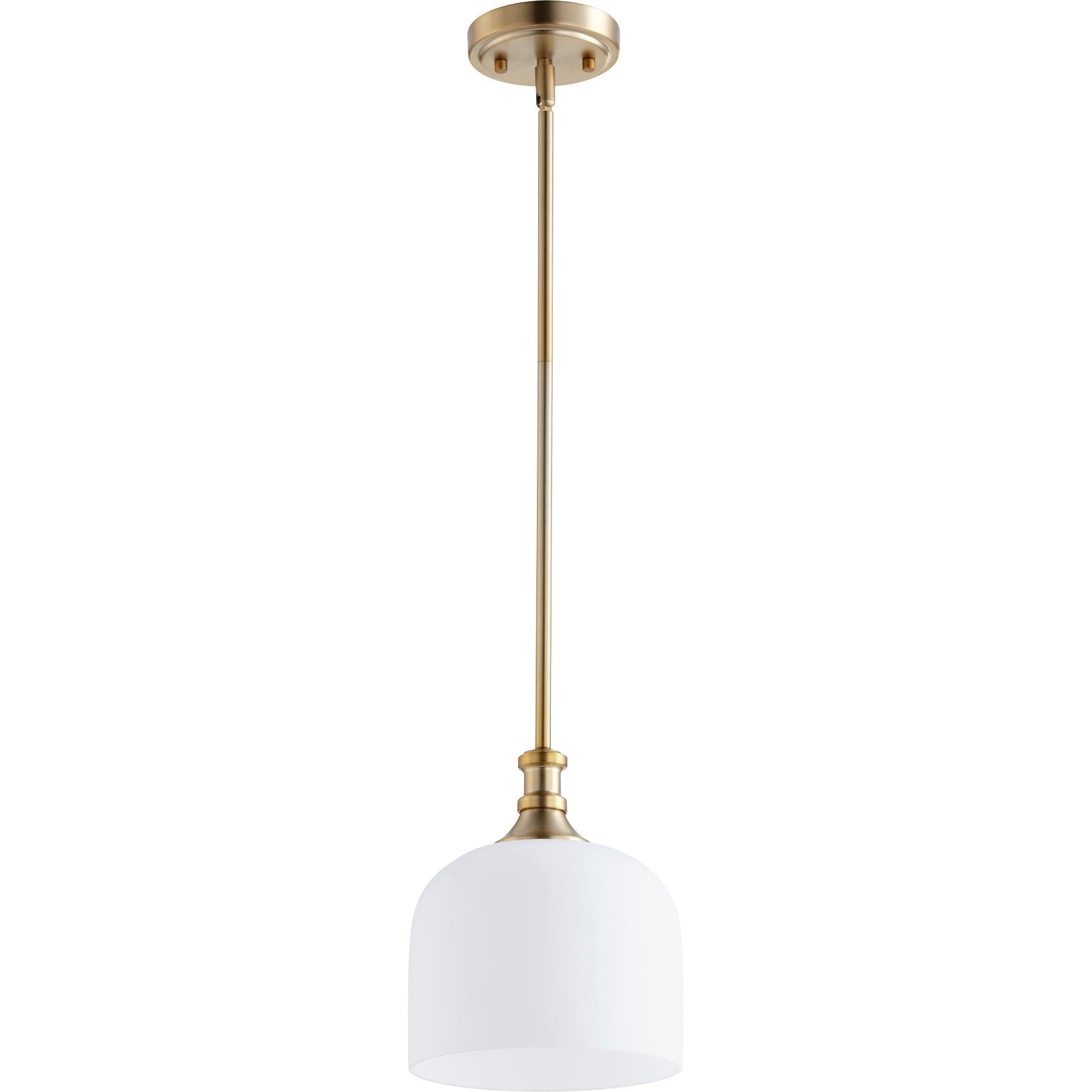 Quorum Richmond 3911-80 Pendant - Aged Brass