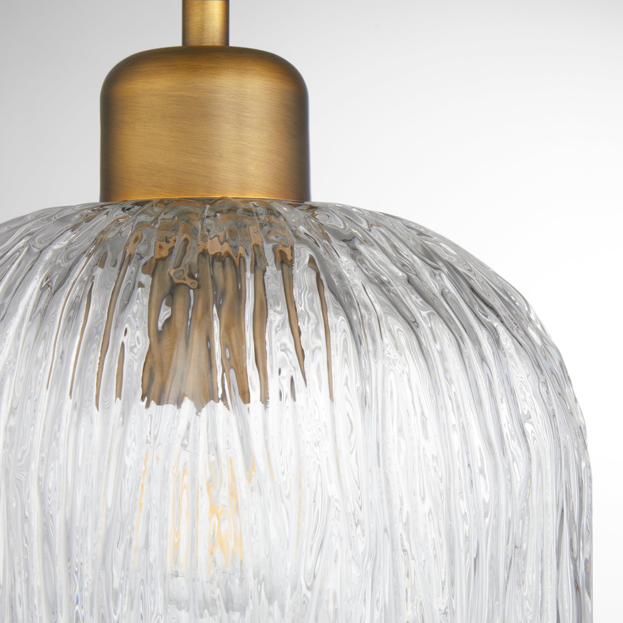 Quorum 393-47 Pendant, UL Damp Rated, Brushed Brass