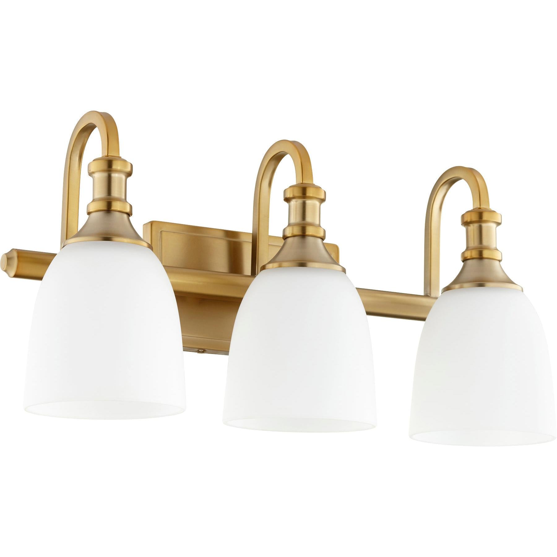 Quorum Richmond 5011-3-80 Vanity - Aged Brass