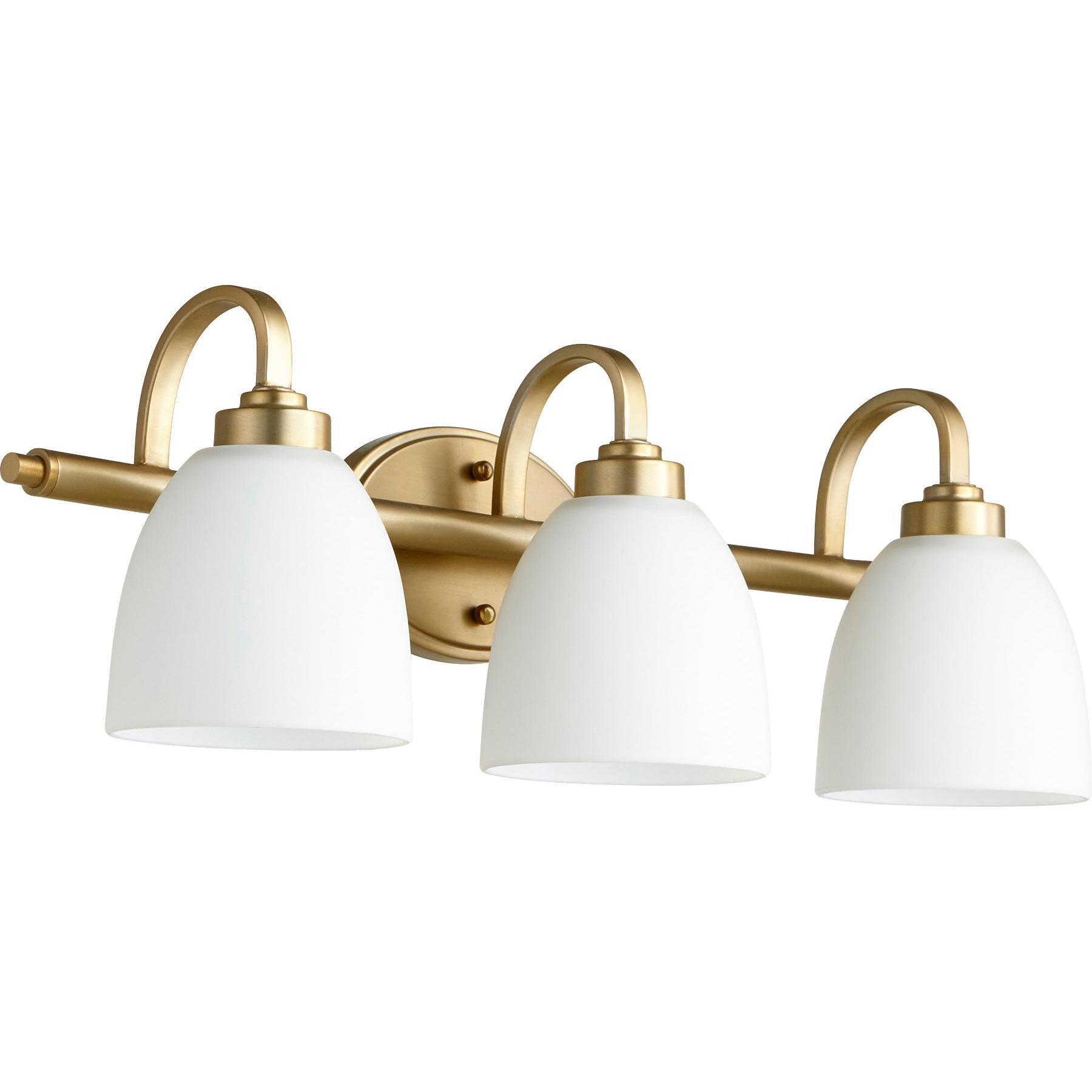 Quorum Reyes 5060-3-180 Vanity - Aged Brass