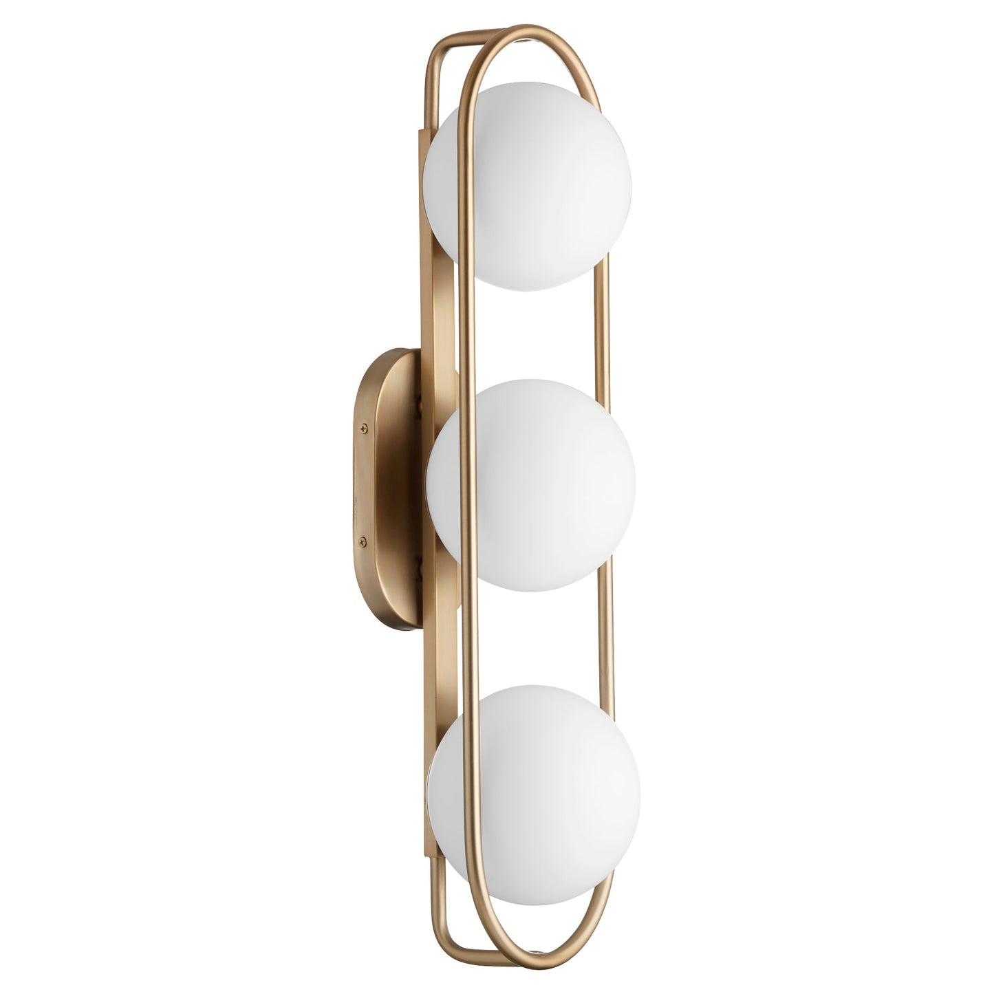 Quorum Belmont 5137-3-80 Vanity - Aged Brass
